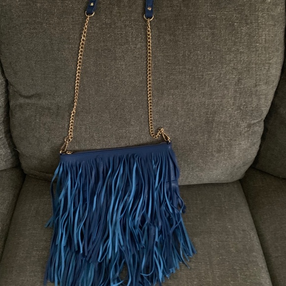 Blue crossbody handbag - Picture 1 of 3